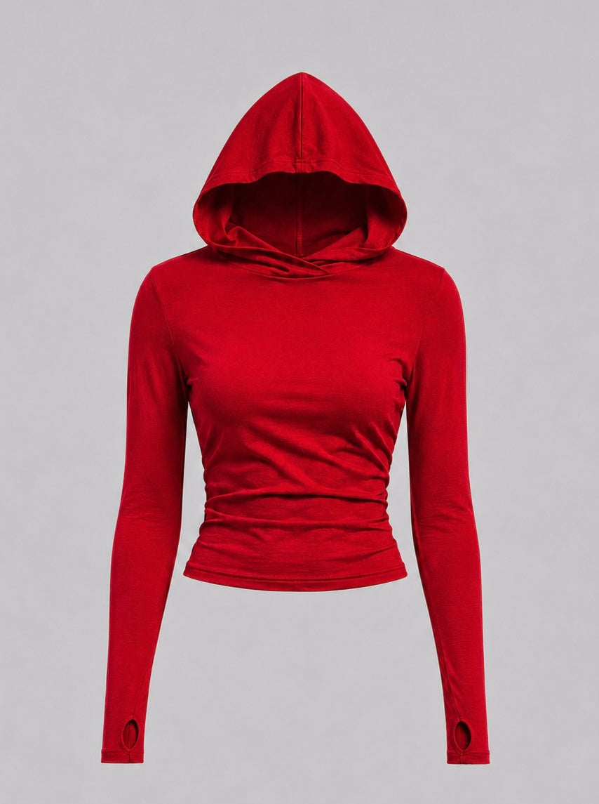 Hooded Long Sleeve Top