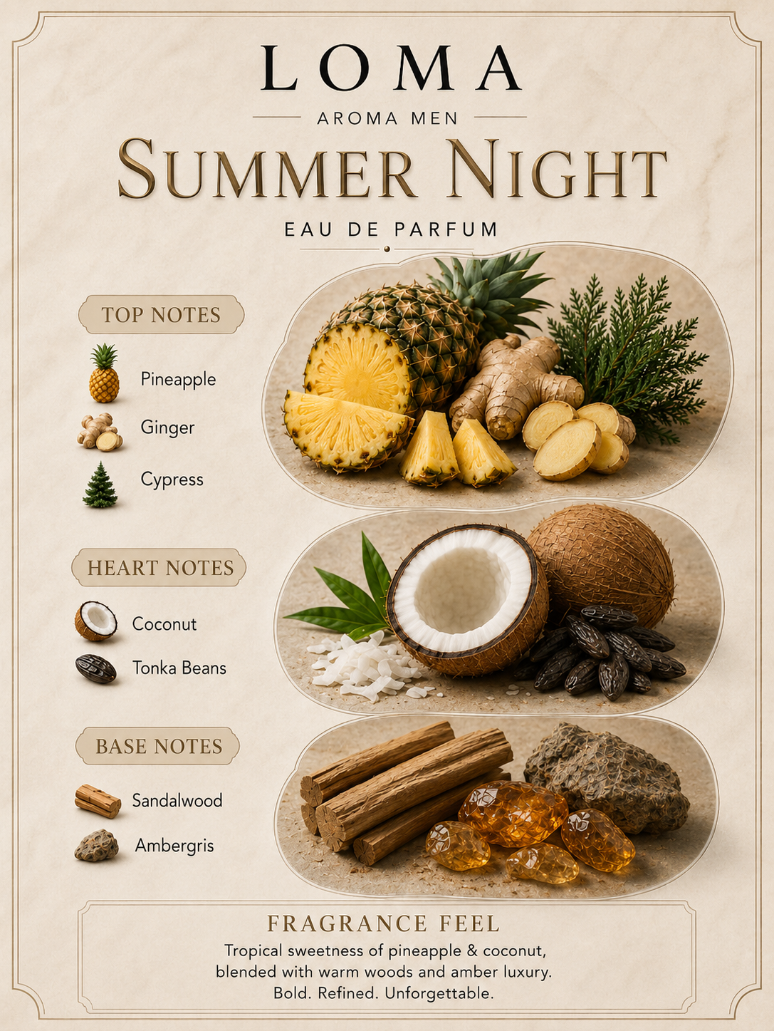 SUMMER NIGHT للرجال - 50 مل