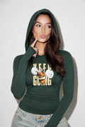 Hooded Long Sleeve Top