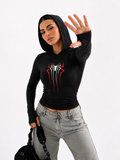 Hooded Long Sleeve Top