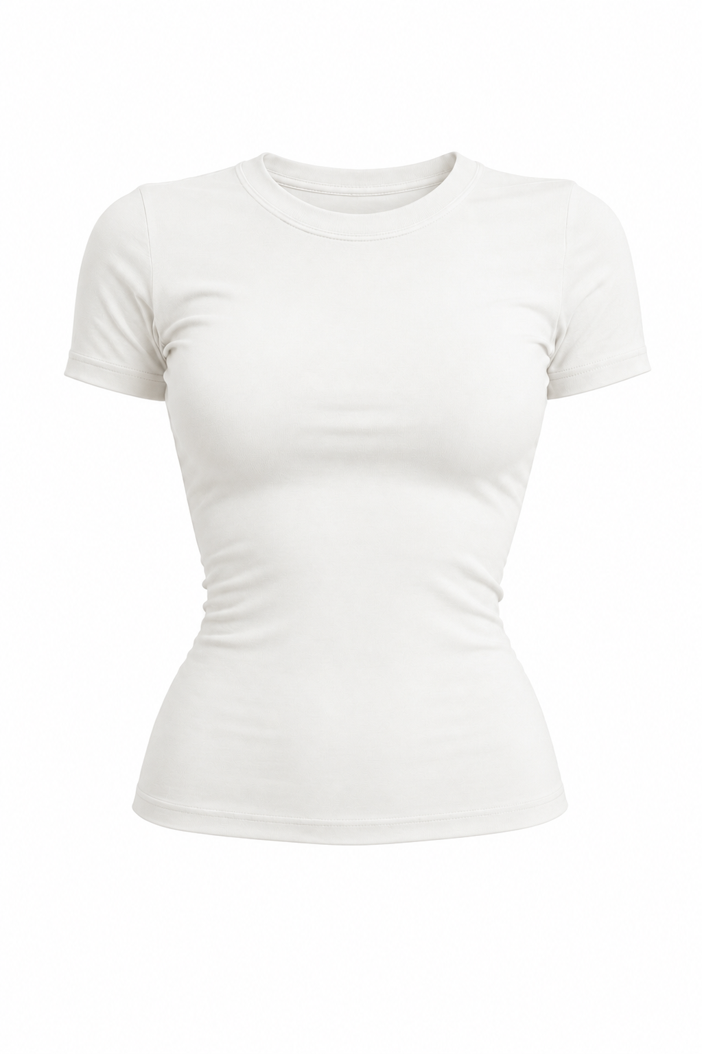 Ribbed Fitted Half Sleeve Top