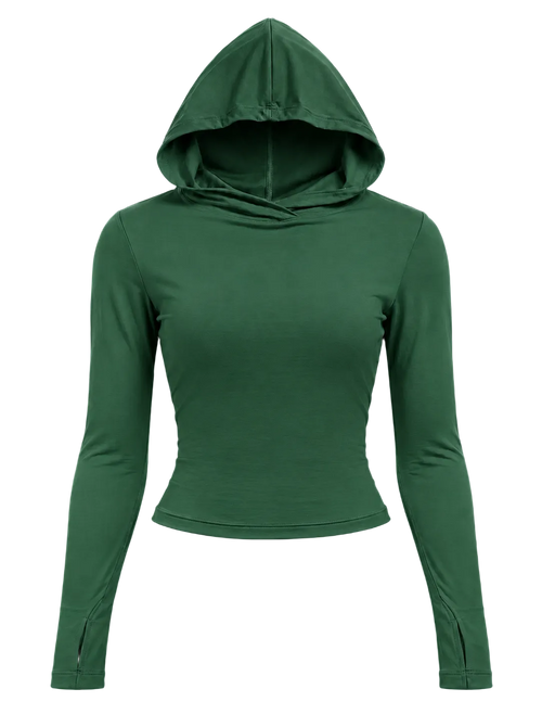 Hooded Long Sleeve Top #1