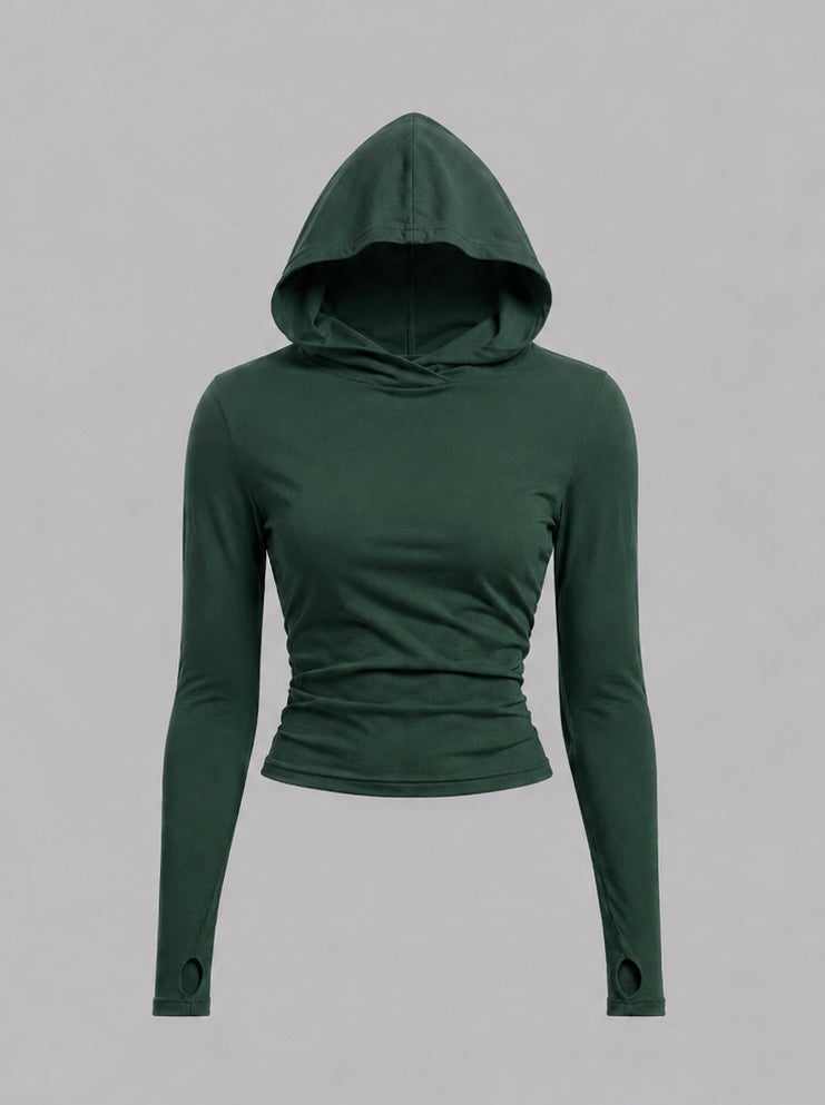 Hooded Long Sleeve Top