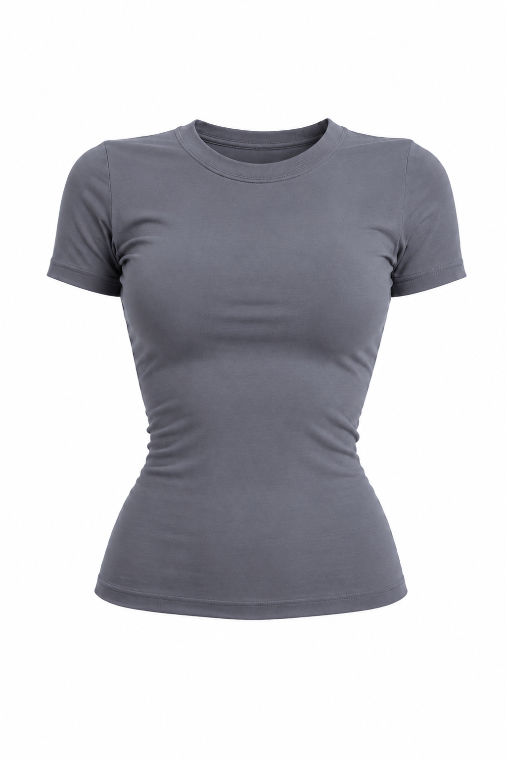 Ribbed Fitted Half Sleeve Top