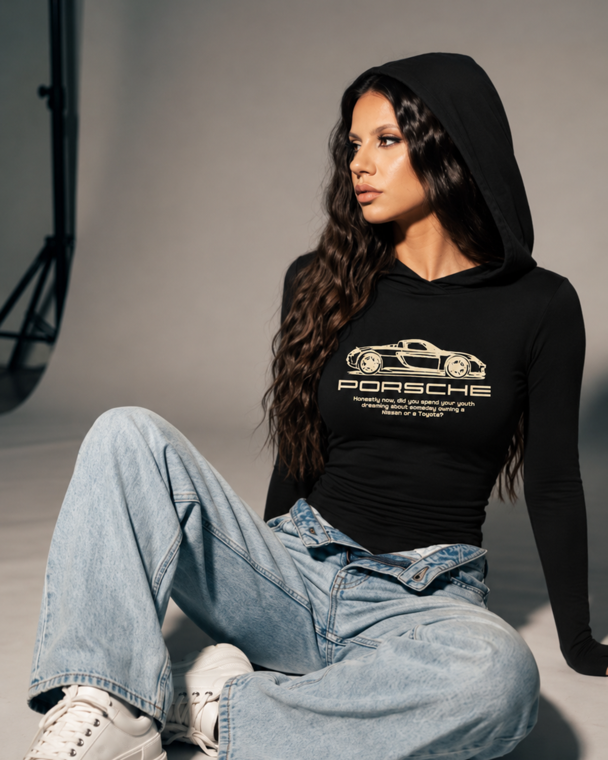 Hooded Long Sleeve Top