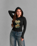 Hooded Long Sleeve Top #6