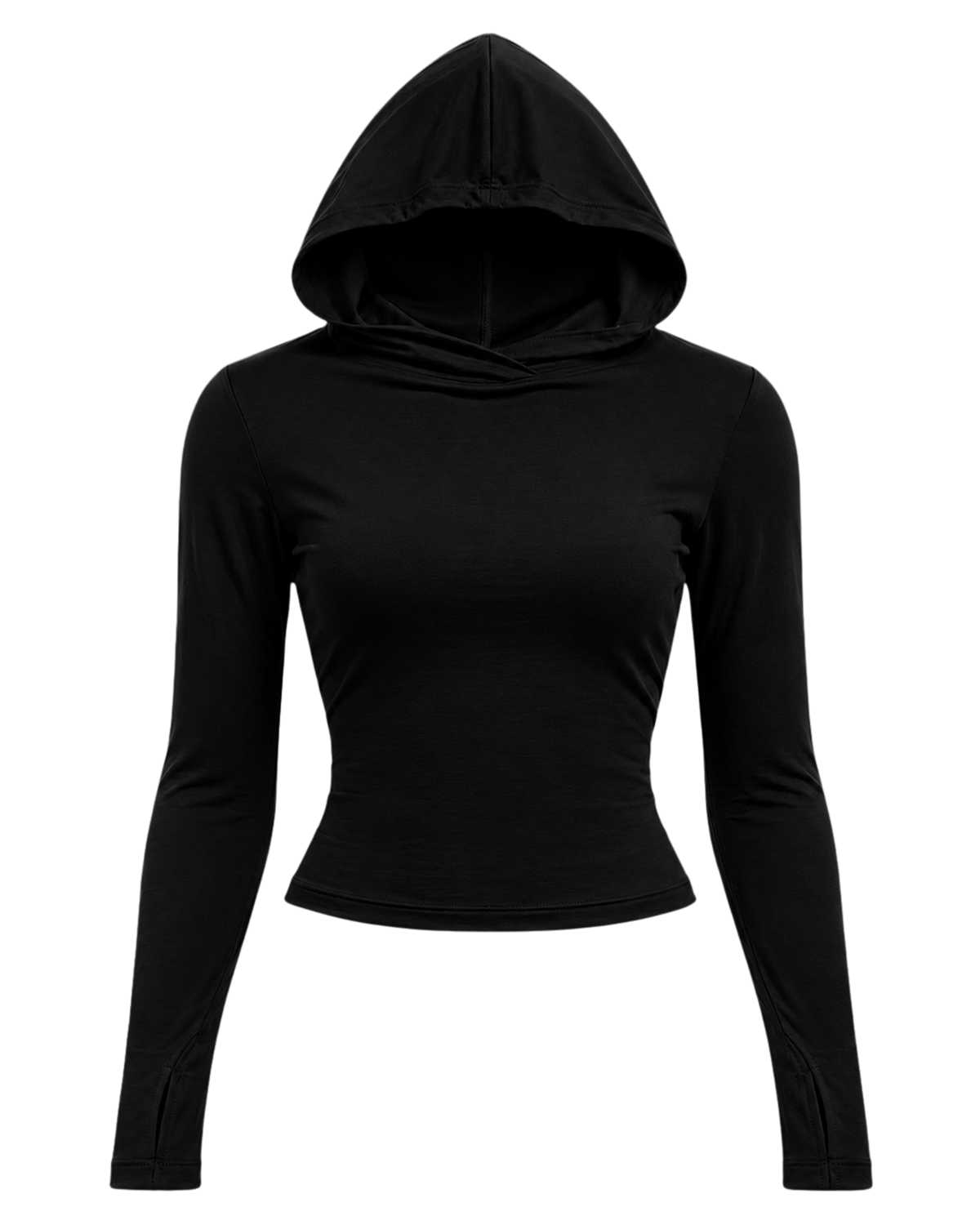 Hooded Long Sleeve Top #1