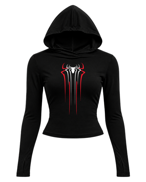 Hooded Long Sleeve Top #4